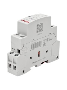 Контактор модульный YON max типа MCE, 2P, 20A, 240В, 2НО DKC