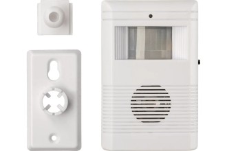 Датчик-звонок (движения) ДЗв-Д-01 (инфракрасный, 6 м, 32 мелодии, 3х1.5 В АА, 80 дБ, IP20) TDM