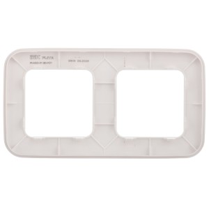FLITE Рамка 2-местная РУ-2-А-ФлБ белый IEK