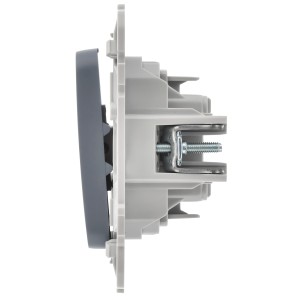 FLITE Выключатель 2-клавишный 10А ВС12-1-0-ФлМ маренго IEK