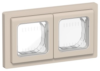 FLITE Рамка 2-местная IP55 Рпро-2-55-ФлЛ льняной IEK