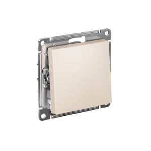 ATLASDESIGN 1-клавишный ВЫКЛЮЧАТЕЛЬ, сх.1, 10АХ, механизм, БЕЖЕВЫЙ