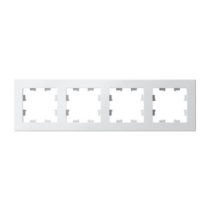 ATLASDESIGN 4-постовая РАМКА, универсальная, БЕЛЫЙ