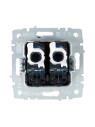 BRITE Розетка компьютерная двойная RJ45 кат.6 РК11-2-БрБ белый IEK