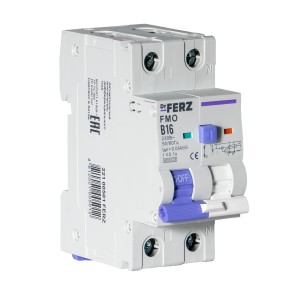 FMO-EL-1P+N 16A 30mA 6kA тип AC, х-ка B, 2M Дифавтомат