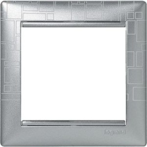 VALENA DIY Рамка 1-местная алюминий модерн