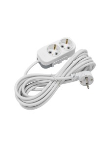 EL-BI,Myra,удлинитель 2гн5м с/з белый,527-010205-221