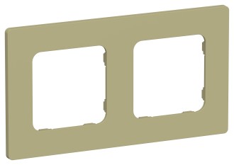 FLITE Рамка 2-местная РУ-2-К-ФлО оливковый IEK