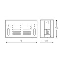 Блок питания Gauss Basic 12V 15W IP20 1/200