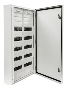 TITAN 5 Корпус металлический ЩРн-144 (2х72) 960х570х140мм IP54 белый (одна дверь) IEK