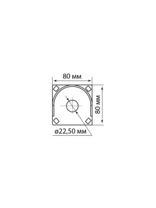 Корпус КП101 c козырьком для кнопок, 1 место, ABS желтый, IP66 TDM