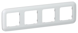 FLITE Рамка 4-местная РУ-4-А-ФлЖ жемчуг IEK