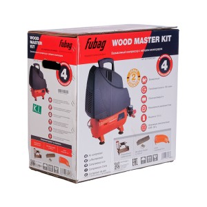 Компрессор WOOD MASTER KIT + 4 (OL 195/6 + 4 предмета)