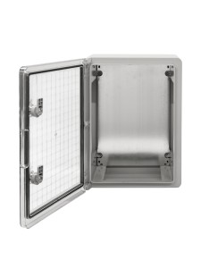 ПАНЕЛЬ ABS С ПЛАСТИКОВОЙ ПРОЗРАЧНОЙ КРЫШКОЙ 30X40X17