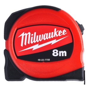 Рулетка 8м / 25мм COMPACT, MILWAUKEE