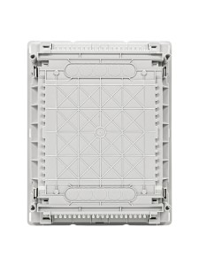 U24FPW IT PL, Щит встраиваемый мультимедийный, 2 ряда, белая дверца, IP30
