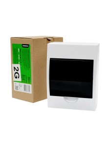 Корпус пластиковый ЩРН-П-6 черн. прозр. дверь IP41 GENERICA