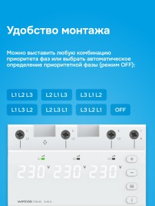 Переключатель фаз Welrok FS6-63