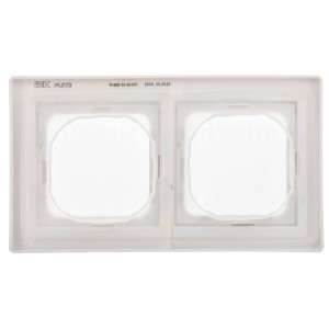 FLITE Рамка 2-местная IP55 Рпро-2-55-ФлБ белый IEK