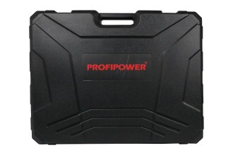 Аккумуляторный бесщеточный E0267 НАБОР 5в1 PROFIPOWER ProfiSet-5F18 (Li-ion-3шт, 4Ач, З/У, кейс, E0080, E0081,T0058, T0056, E0188)