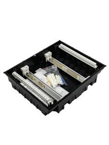 PRIME Корпус пластиковый ЩРВ-П-24 модуля встраиваемый черный IP41 IEK