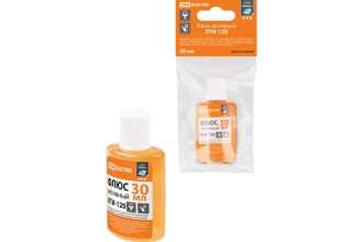 Флюс активный ЛТИ-120, кислотный, 30 мл, дозатор, инд. упаковка, серия "Алмаз" TDM