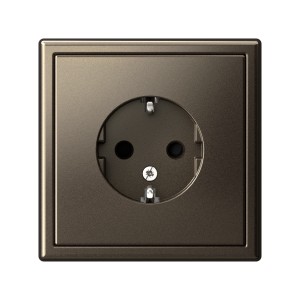 ARTGALLERY РОЗЕТКА с заземлением со шторками, 16А, механизм, МОККО