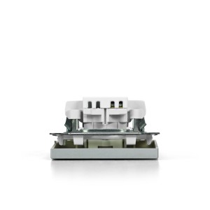 ARTGALLERY 1-клавишный ВЫКЛЮЧАТЕЛЬ КНОПОЧНЫЙ, 10А, механизм, АЛЮМИНИЙ