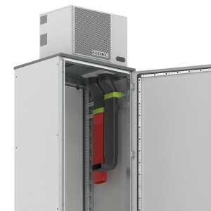 Вертикальный воздуховод с гибкой секцией, высота 1150 мм DKC