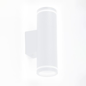 Фасадный светильник GWL-2MR16-GU10-R-IP65 Белый Шпиль