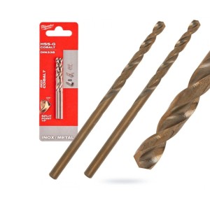 Сверло по металлу HSS-G Cobalt 4.0 х 75 мм (2 шт), MILWAUKEE