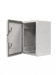 ПАНЕЛЬ ABS С ПЛАСТИКОВОЙ НЕПРОЗРАЧНОЙ КРЫШКОЙ 30X40X22