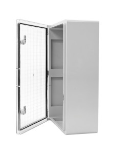 ПАНЕЛЬ ABS С ПЛАСТИКОВОЙ ПРОЗРАЧНОЙ КРЫШКОЙ 40X60X20