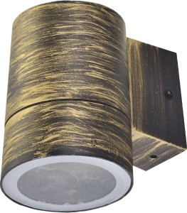 Фасадный светильник GWL-GX53-M-IP65 BLACK GOLD