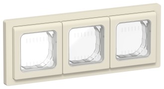 FLITE Рамка 3-местная IP55 Рпро-3-55-ФлСл сливочный IEK