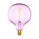 Лампа Gauss Filament G125 5W 190lm 1800К Е27 pink flexible LED 1/10