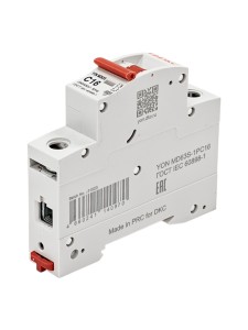 Автоматический выключатель YON max типа MD63S, 4,5кА, 1 полюс, хар-ка C, 16А DKC