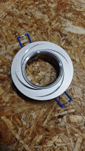 Светильник KL34 AL/SL алюм. MR16 12В 50Вт серебр./хром точечный ЭРА