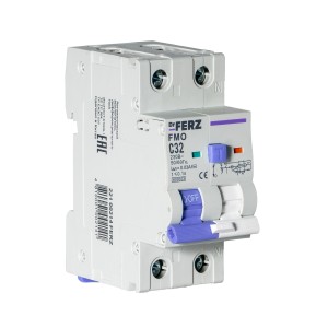 FMO-EL-1P+N 32A 30mA 6kA тип AC, х-ка C, 2M Дифавтомат