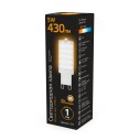 Лампа Gauss G9 AC185-265V 5W 430lm 2700K керамика LED 1/10/200