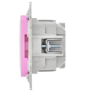 FLITE Выключатель 1-клавишный 10А ВС11-1-0-ФлПр пурпурный IEK