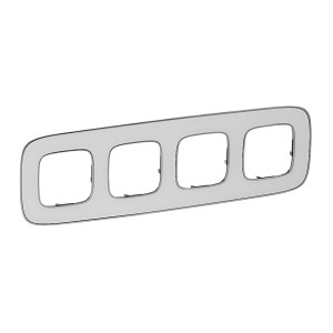 Valena Allure - Рамка 4 поста верт/гориз, зеркало