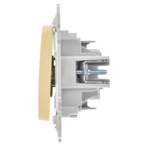 FLITE Выключатель 2-клавишный 10А ВС12-1-0-ФлН навахо IEK