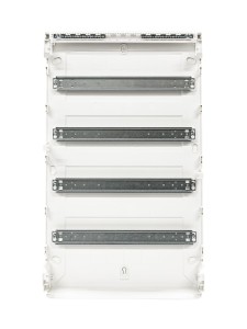 Щит открытой установки 72 места, винтовые клеммы, (647х390х99), IP-40 // Hager - Golf (Прозрачная матовая дверь)