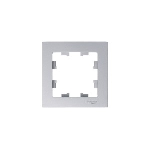 ATLASDESIGN 1-постовая РАМКА, АЛЮМИНИЙ