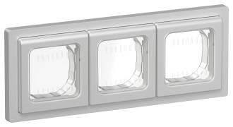 FLITE Рамка 3-местная IP55 Рпро-3-55-ФлА алюминий IEK