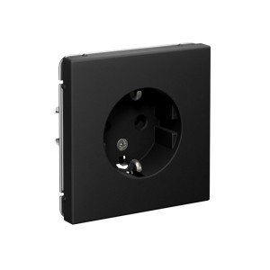 ARTGALLERY РОЗЕТКА с заземлением, 16А, механизм, КАРБОН