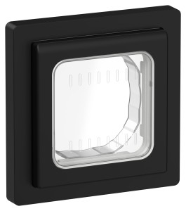 FLITE Рамка 1-местная IP55 Рпро-1-55-ФлЧ черный IEK