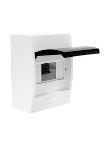 Корпус пластиковый ЩРН-П-6 черн. прозр. дверь IP41 GENERICA