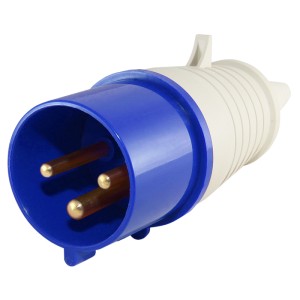 Вилка 013 2Р+РЕ 16А 220В IP44 TDM